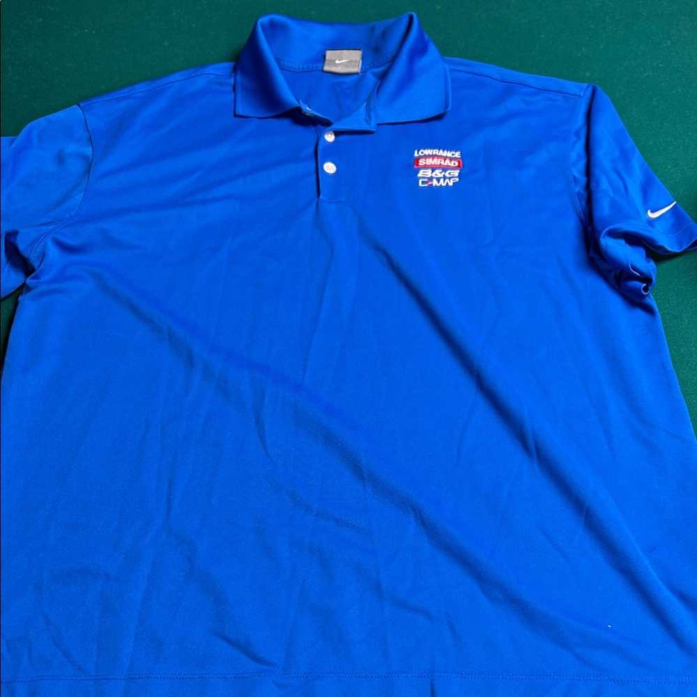 Nike Men's Blue Polo Shirt